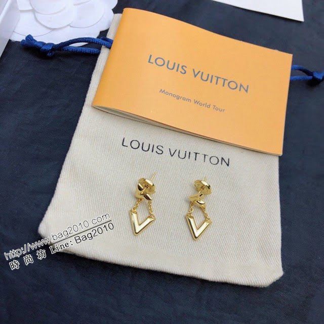 Louis Vuitton新款飾品 路易威登字母v耳環耳釘  zglv1954